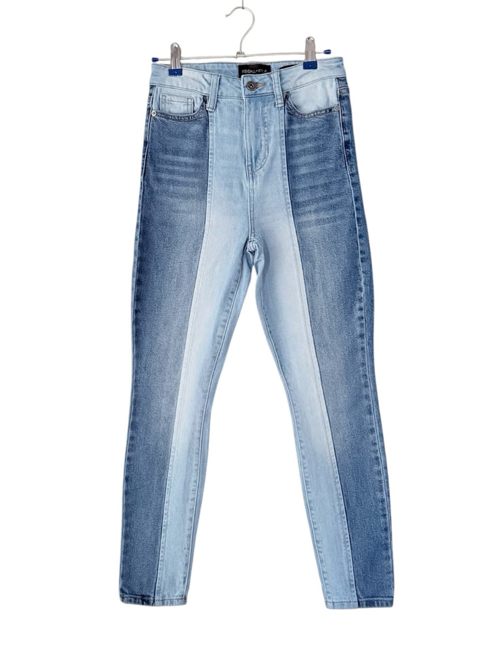 Kendall + Kylie Light and Medium Blue Two-Tone Jeans Women’s Size 3/26